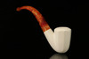 srv - Full Bent Octagon Block Meerschaum Pipe with fitted case M2686