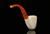 srv - Full Bent Octagon Block Meerschaum Pipe with fitted case M2686