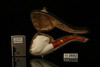 Grim Reaper Block Meerschaum Pipe with custom case M2692