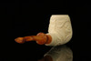 srv - Autograph Series Billiard Block Meerschaum Pipe with fitted case M2702