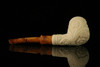 srv - Autograph Series Billiard Block Meerschaum Pipe with fitted case M2702