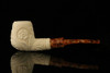 srv - Autograph Series Billiard Block Meerschaum Pipe with fitted case M2702