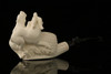 Wild Life Block Meerschaum Pipe with fitted case M2706