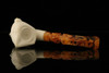 srv - Pirate Block Meerschaum Pipe with fitted case M2721