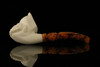 srv - Pirate Block Meerschaum Pipe with fitted case M2721