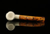 srv - Swirl Apple Block Meerschaum Pipe with fitted case M2747