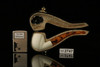 srv - Swirl Apple Block Meerschaum Pipe with fitted case M2747