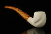 srv - Swirl Apple Block Meerschaum Pipe with fitted case M2747