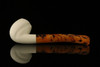 srv - Swirl Apple Block Meerschaum Pipe with fitted case M2747