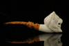 srv - Lion Block Meerschaum Pipe with fitted case M2752
