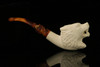 srv - Wolf Block Meerschaum Pipe with fitted case M2754