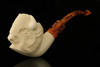 srv - Buffalo Block Meerschaum Pipe with fitted case M2755