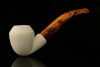 srv - Rhodesian Block Meerschaum Pipe with fitted case M2763