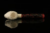 srv - Lion Block Meerschaum Pipe with fitted case M2779