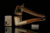 srv - Lattice Dublin Self Sitter Block Meerschaum Pipe with fitted case M2784