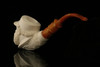 srv - Captain Block Meerschaum Pipe by I. Baglan with custom case M2810