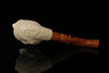 srv - Captain Block Meerschaum Pipe by I. Baglan with custom case M2810