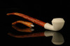 srv - Rhodesian Churchwarden Dual Stem Meerschaum Pipe with case M2818