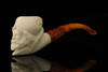 Pirate Block Meerschaum Pipe with pouch M2836