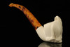 Elephant Block Meerschaum Pipe with pouch M2842