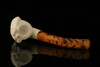 Elephant Block Meerschaum Pipe with pouch M2842