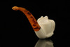 Elephant Block Meerschaum Pipe with pouch M2842