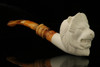 Lion Block Meerschaum Pipe with pouch M2844