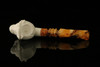 Lion Block Meerschaum Pipe with pouch M2844