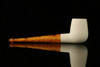 Billiard Block Meerschaum Pipe with pouch M2852