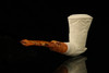 Carved Freehand Block Meerschaum Pipe with pouch M2854