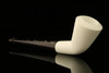 Up Horn Block Meerschaum Pipe with pouch M2881