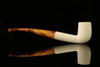 Bent Billiard Block Meerschaum Pipe with pouch M2915