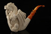 srv - Giant Dragon Block Meerschaum Pipe with fitted case 15283
