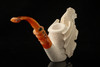 srv - Giant Dragon Block Meerschaum Pipe with fitted case 15283