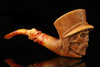 srv - Sailor Skull Block Meerschaum Pipe with custom case M2916