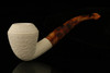 srv - Rhodessian  Block Meerschaum Pipe with fitted case M2918