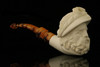 srv - Cavalier Block Meerschaum Pipe with fitted case M2922