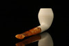 srv - Rhodesian Straight Block Meerschaum Pipe with fitted case M2928