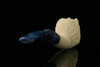 srv - Wolf Block Meerschaum Pipe with fitted case M2930