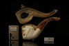 srv - Bobcat Block Meerschaum Pipe with fitted case M2933