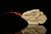 Jungle Block Meerschaum Pipe with fitted case M2935