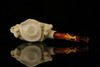 Jungle Block Meerschaum Pipe with fitted case M2935