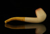 srv -Bent Panel Block Meerschaum Pipe with fitted case M2940