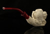 srv - Sherlock Holmes - Dr Watson Eagle's Claw Meerschaum Pipe with case 15291