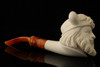 srv - Autograph Series Cheering Viking Block Meerschaum Pipe with fitted case 15293