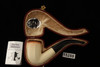 srv - Fumed Panel Block Meerschaum Pipe with fitted case 15288