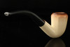 srv - Fumed Panel Block Meerschaum Pipe with fitted case 15288