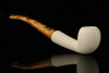 srv - Long Shank Apple Block Meerschaum Pipe with fitted case M2943