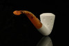 srv - Lattice Dublin Block Meerschaum Pipe with fitted case M2945