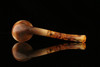 srv - Rhodessian Block Meerschaum Pipe with fitted case M2954